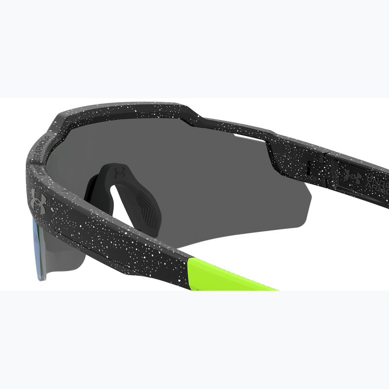 Vaikiški akiniai nuo saulės Under Armour Levelup Jr S3 pattern black white/green multilayer 6