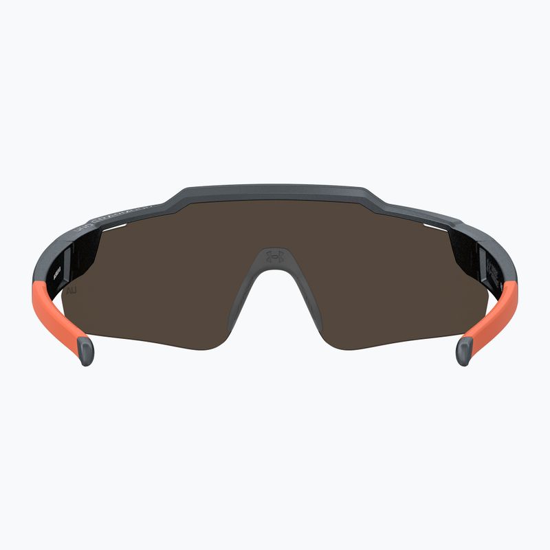 Vaikiški akiniai nuo saulės Under Armour Levelup Jr S3 metalized grey/gold mirror 4