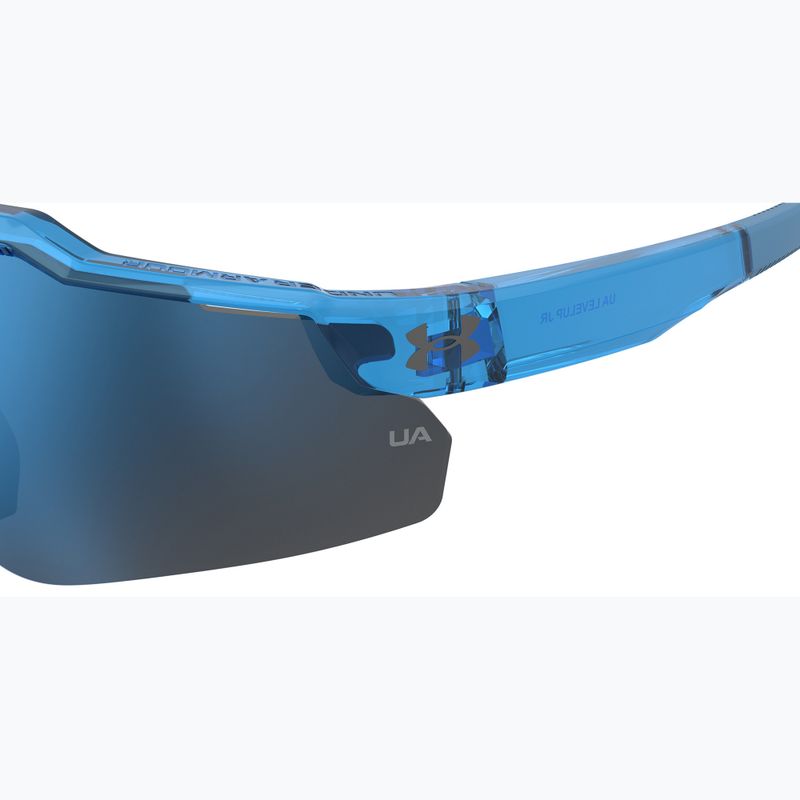 Vaikiški akiniai nuo saulės Under Armour Levelup Jr S3 crystal blue/blue multilayer 7