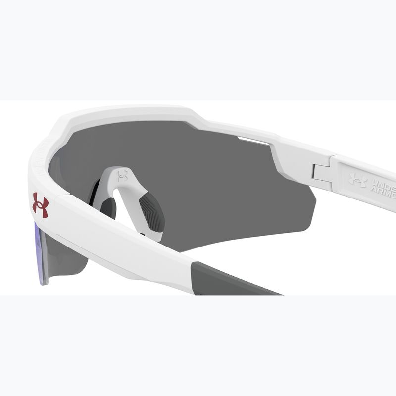 Vaikiški akiniai nuo saulės Under Armour Levelup Jr S3 matte white blue/blue multilayer 6