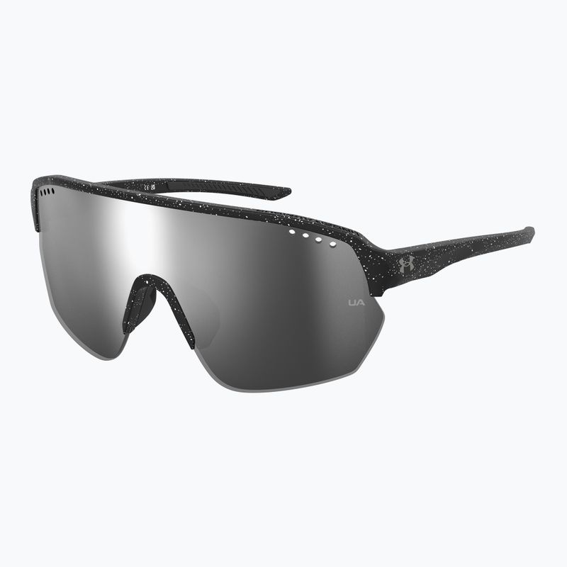 "Under Armour Gamedat II/G S3" juodai balti / sidabriniai veidrodiniai akiniai nuo saulės 2