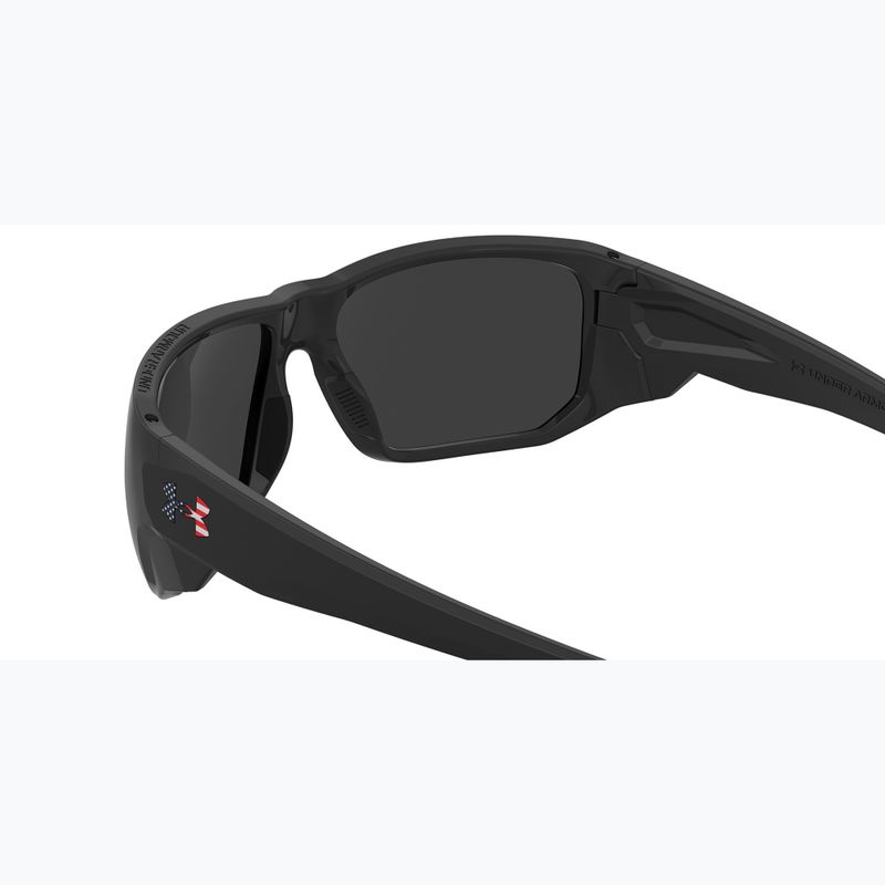 Vyriški akiniai nuo saulės Under Armour Attack 2 black multicolor/grey polarized oleophobic 6