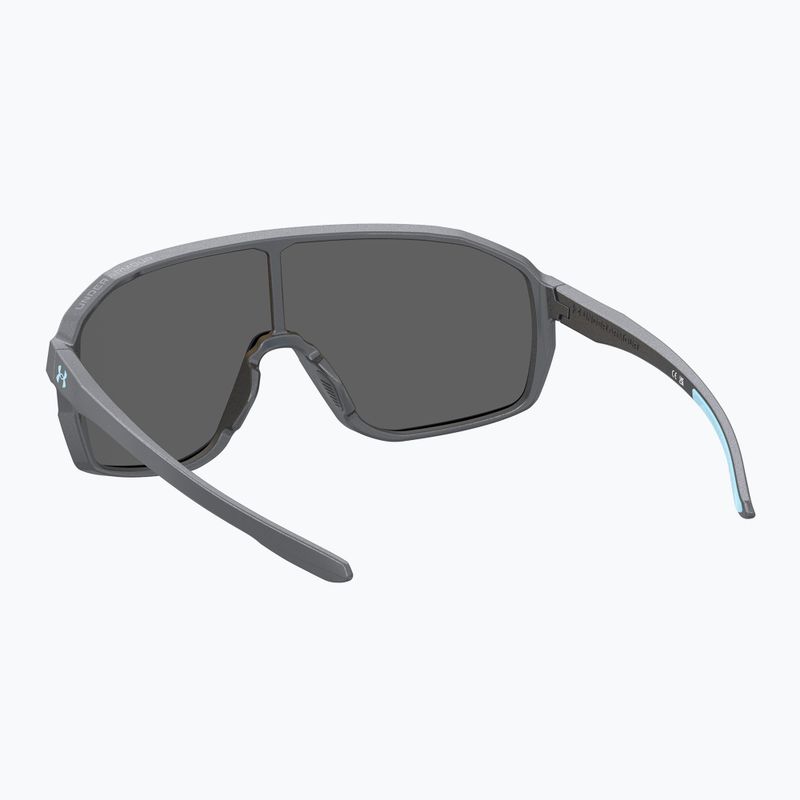 Vaikiški akiniai nuo saulės Under Armour Gameday Jr S3 metalized grey/blue multilayer 6