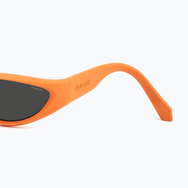 Poliarizuoti akiniai nuo saulės "Polaroid PLD 2165/S" matinės oranžinės/pilkos spalvos 6