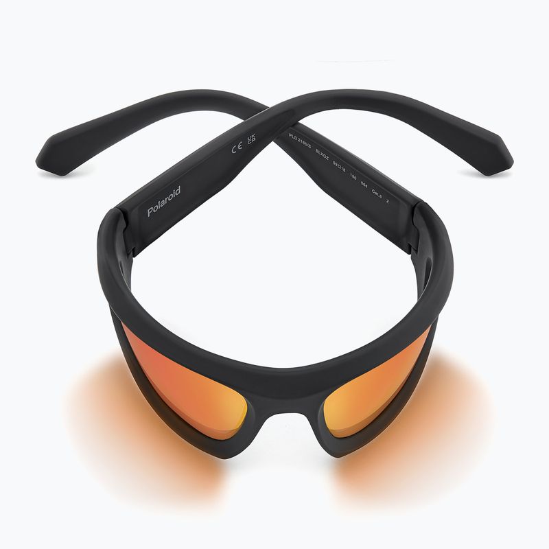 Akiniai nuo saulės Polaroid PLD 2165/S matte black red/red multilayer polarized 9