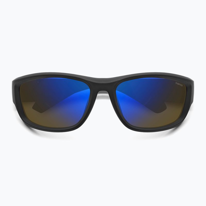 Vyriški akiniai nuo saulės Polaroid PLD 2166/S matte black blue/blue mirror polarized 4