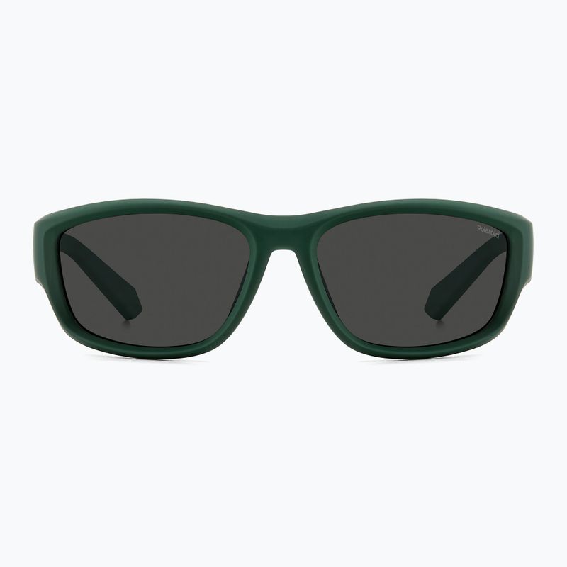 Vyriški akiniai nuo saulės Polaroid PLD 2166/S matte green/grey polarized 3