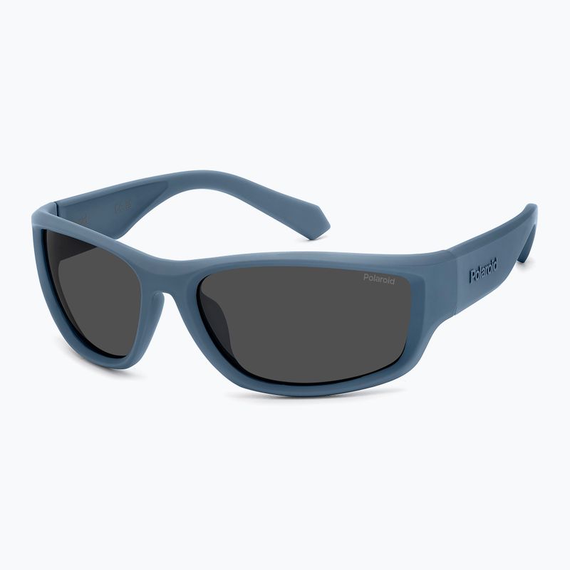 Vyriški akiniai nuo saulės Polaroid PLD 2166/S matte blue/grey polarized 2