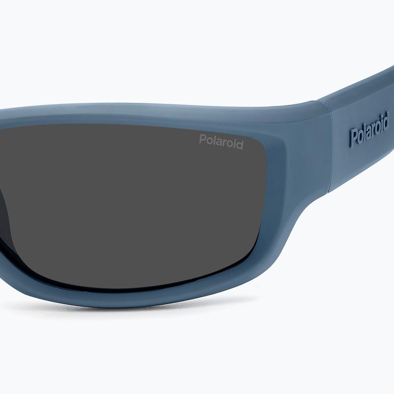 Vyriški akiniai nuo saulės Polaroid PLD 2166/S matte blue/grey polarized 7