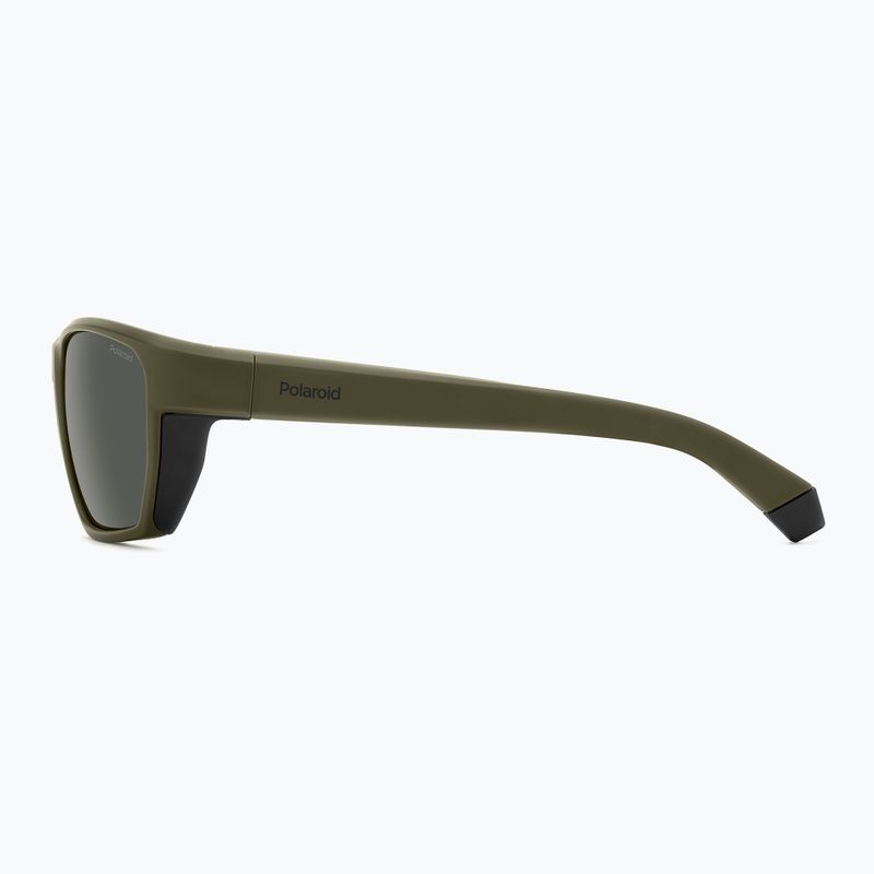 Vyriški akiniai nuo saulės Polaroid PLD 7057/S matte green/grey polarized 5
