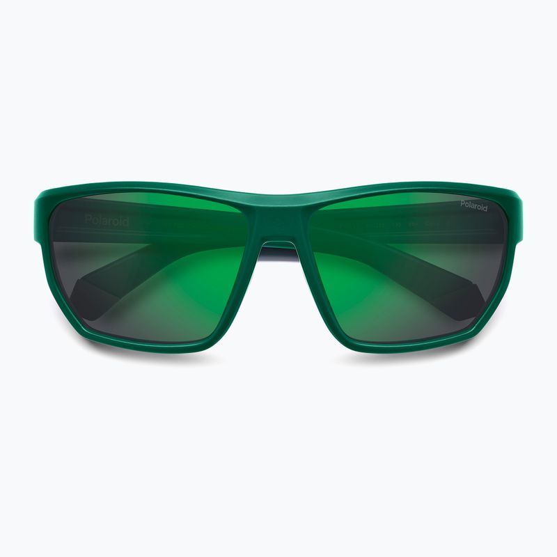 Vyriški akiniai nuo saulės Polaroid PLD 7057/S matte teal/greygreen mirror polarized 4