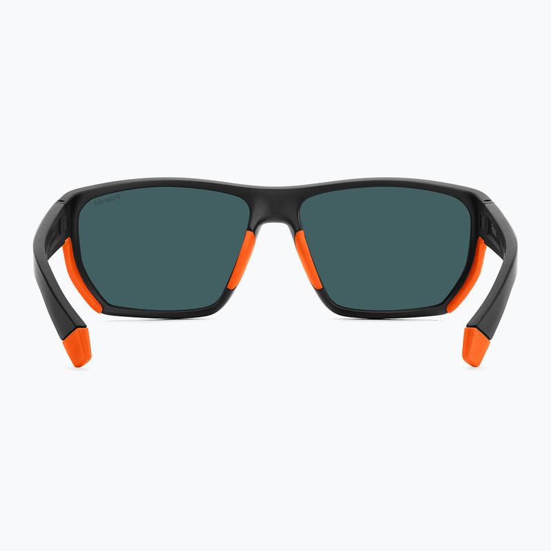 Vyriški akiniai nuo saulės Polaroid PLD 7057/S matte black orange/red multilayer polarized 5