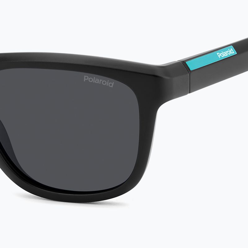"Polaroid PLD 2163/S" matiniai juodi/pilki poliarizuoti akiniai nuo saulės 5