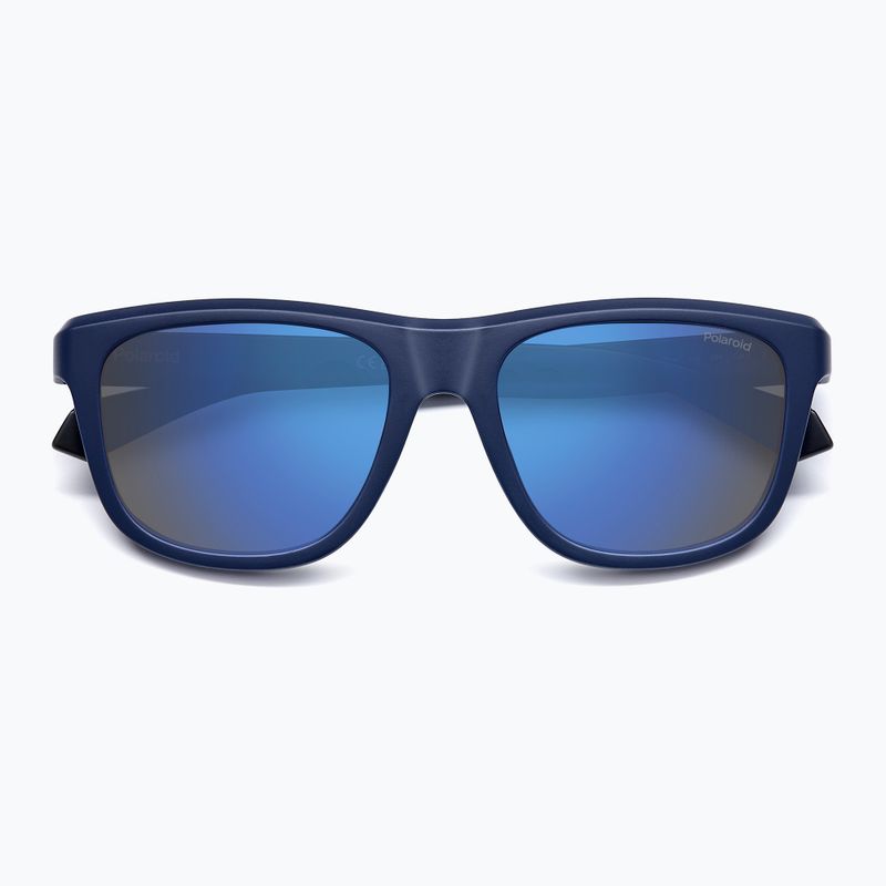 Akiniai nuo saulės Polaroid PLD 2163/S matte blue/blue mirror polarized 4