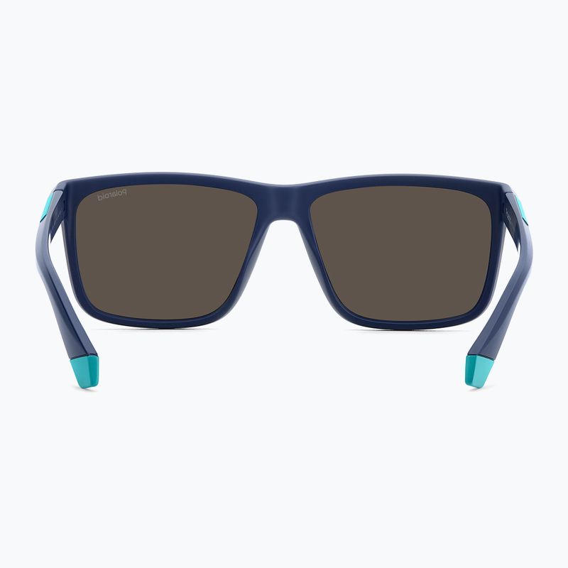Vyriški akiniai nuo saulės Polaroid PLD 2164/S matte blue/blue mirror polarized 5