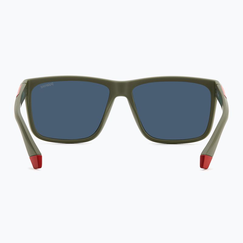 Vyriški akiniai nuo saulės Polaroid PLD 2164/S military green/red multilayer polarized 5