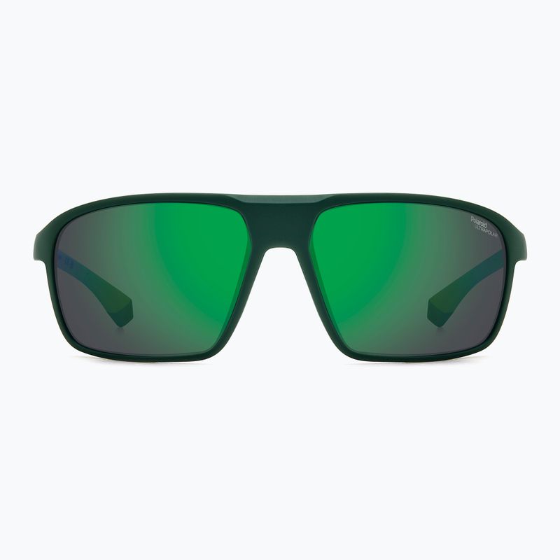Vyriški akiniai nuo saulės Polaroid PLD 7058/S matte green/green mirror polarized high contrast 3
