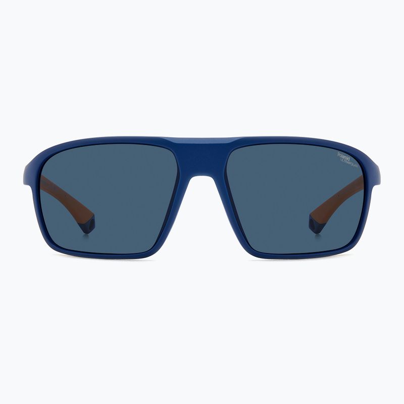 Vyriški akiniai nuo saulės Polaroid PLD 7058/S matte blue/blue polarized high contrast 3
