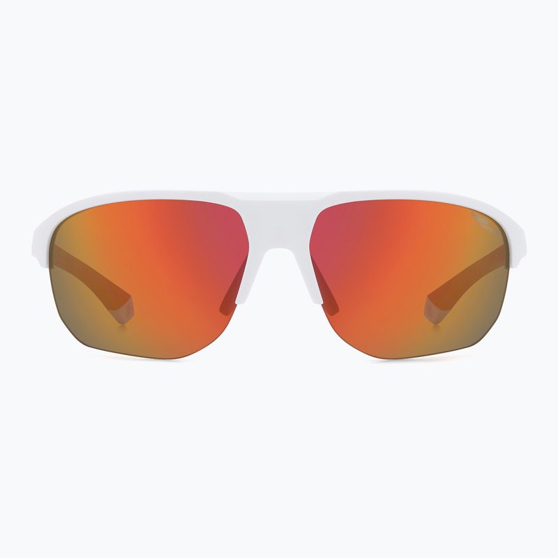 Vyriški akiniai nuo saulės Polaroid PLD 7059/S matte white/red multilayer polarized hc 3
