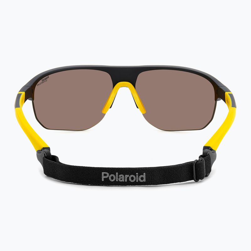 Vyriški akiniai nuo saulės Polaroid PLD 7059/S matte black yellow/gold polarized high contrast 4