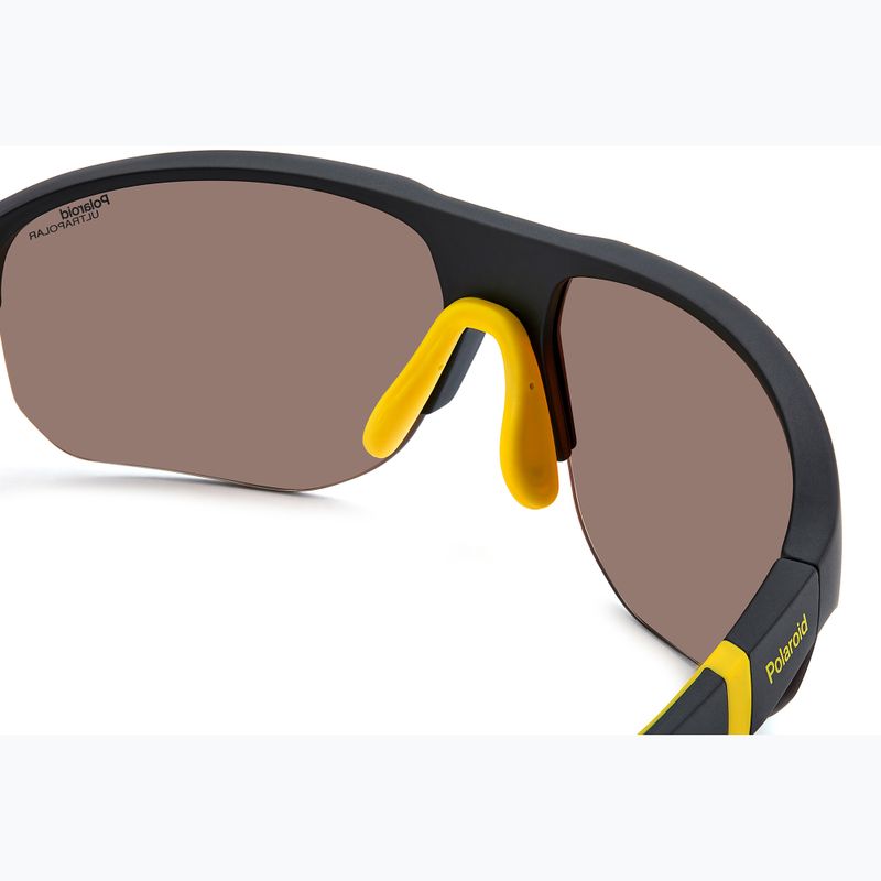 Vyriški akiniai nuo saulės Polaroid PLD 7059/S matte black yellow/gold polarized high contrast 5