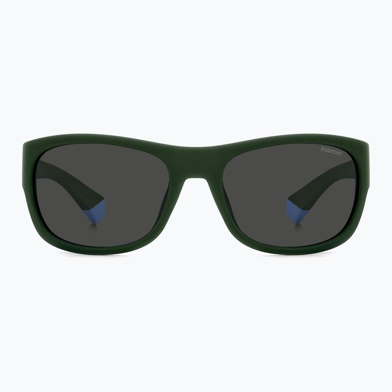 Vaikiški akiniai nuo saulės Polaroid PLD 8064/S green/grey polarized 3