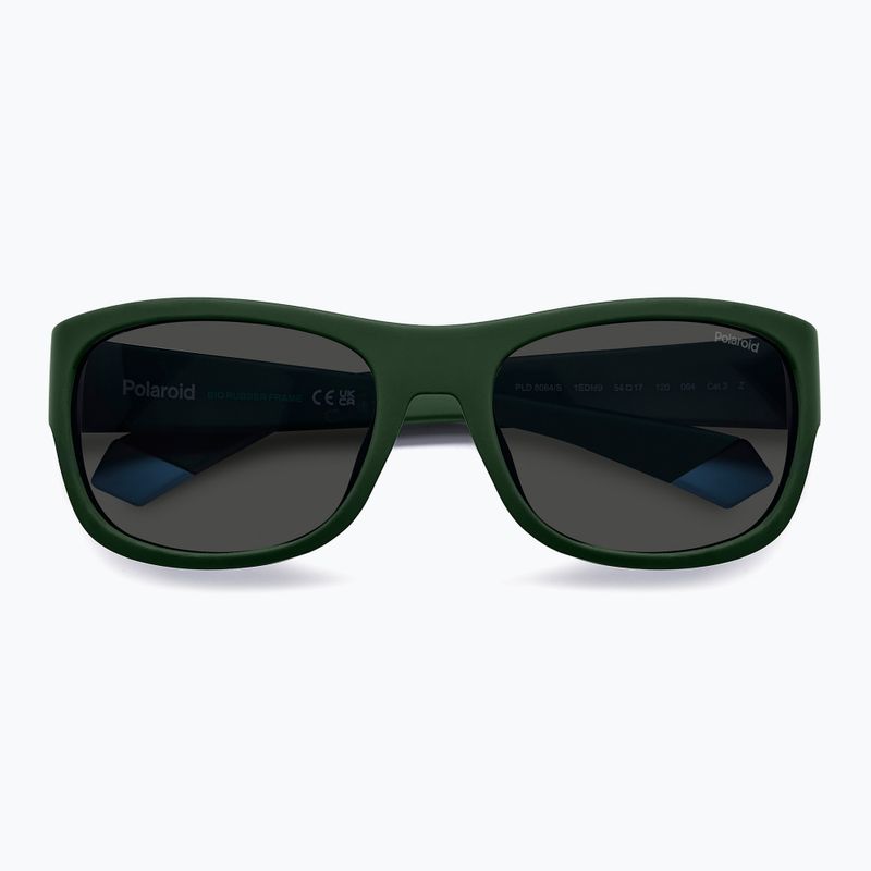 Vaikiški akiniai nuo saulės Polaroid PLD 8064/S green/grey polarized 4
