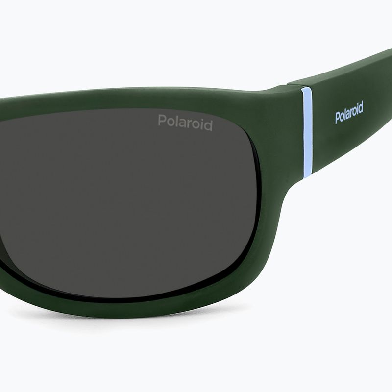 Vaikiški akiniai nuo saulės Polaroid PLD 8064/S green/grey polarized 5