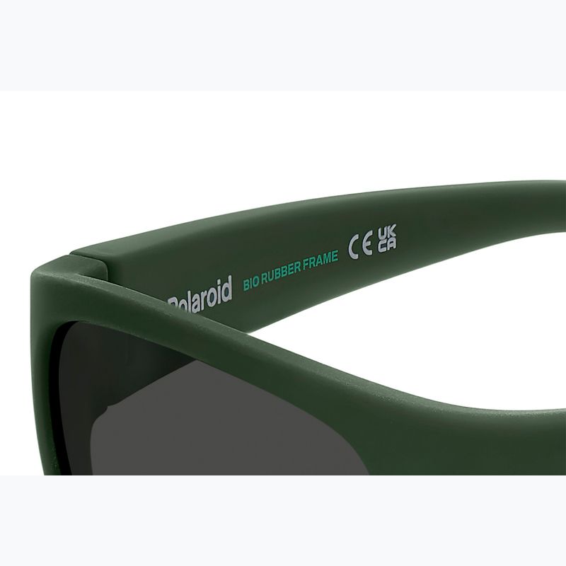 Vaikiški akiniai nuo saulės Polaroid PLD 8064/S green/grey polarized 6