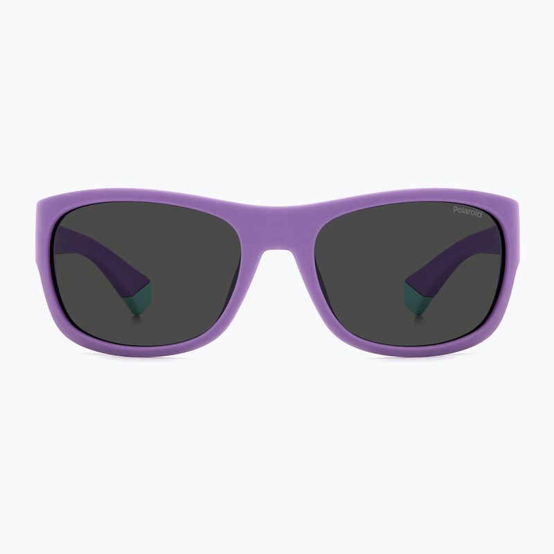 Vaikiški akiniai nuo saulės Polaroid PLD 8064/S violet/grey polarized 3