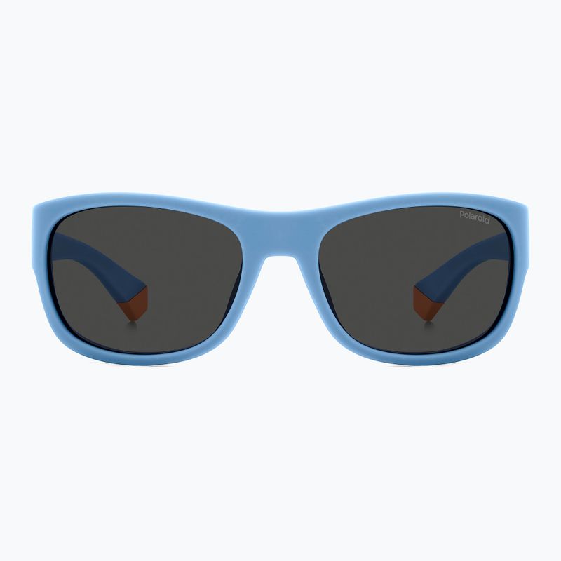 Vaikiški akiniai nuo saulės Polaroid PLD 8064/S azure/grey polarized 3