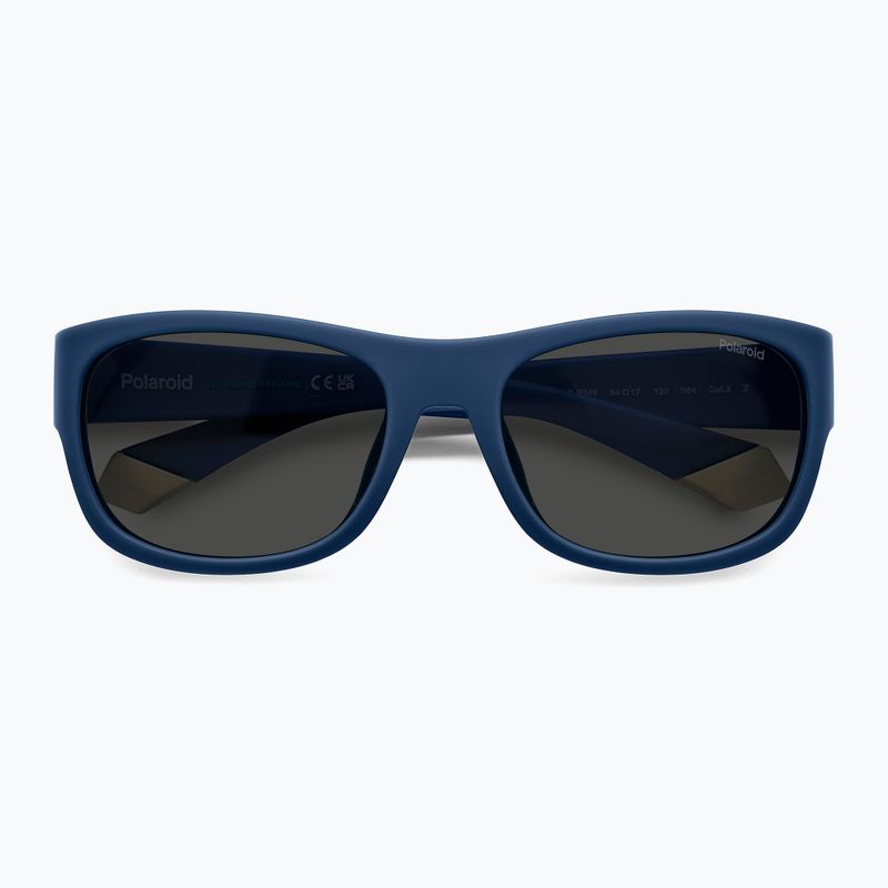 Vaikiški akiniai nuo saulės Polaroid PLD 8064/S blue/grey polarized 4