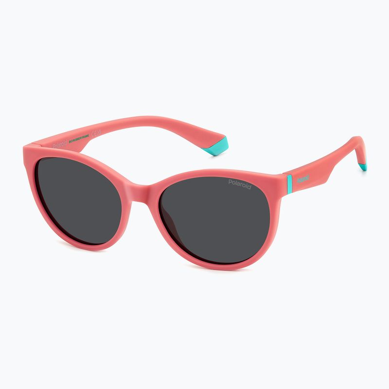 Vaikiški akiniai nuo saulės Polaroid PLD 8065/S coral/grey polarized 2