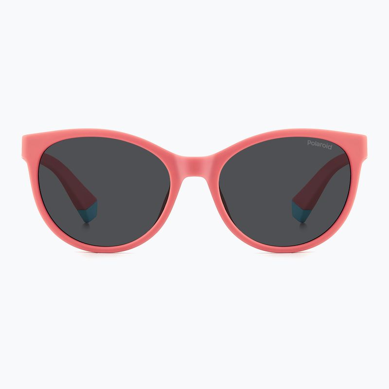 Vaikiški akiniai nuo saulės Polaroid PLD 8065/S coral/grey polarized 3