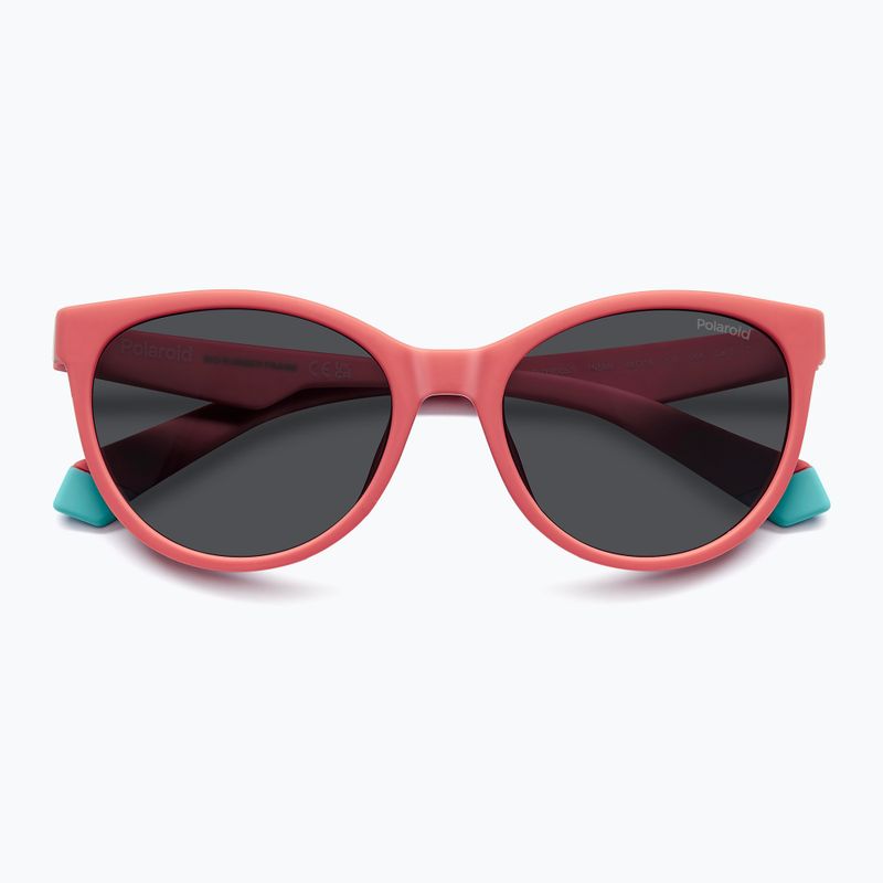 Vaikiški akiniai nuo saulės Polaroid PLD 8065/S coral/grey polarized 4