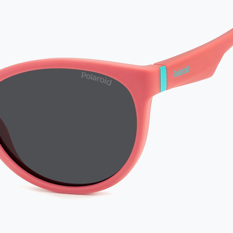 Vaikiški akiniai nuo saulės Polaroid PLD 8065/S coral/grey polarized 5