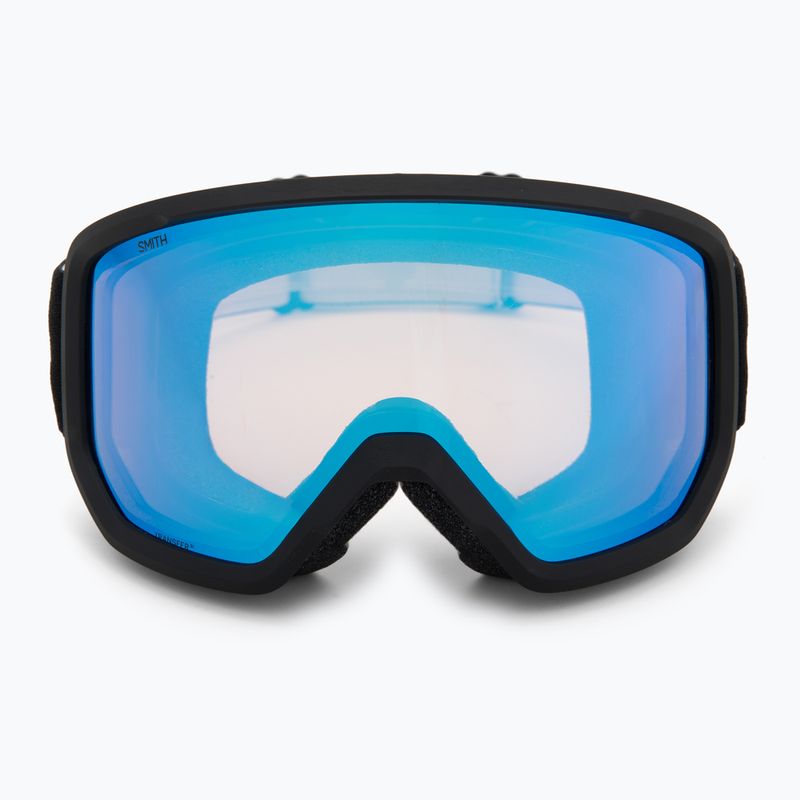 Slidinėjimo akiniai Smith Transfer black/blue sensor mirror 2
