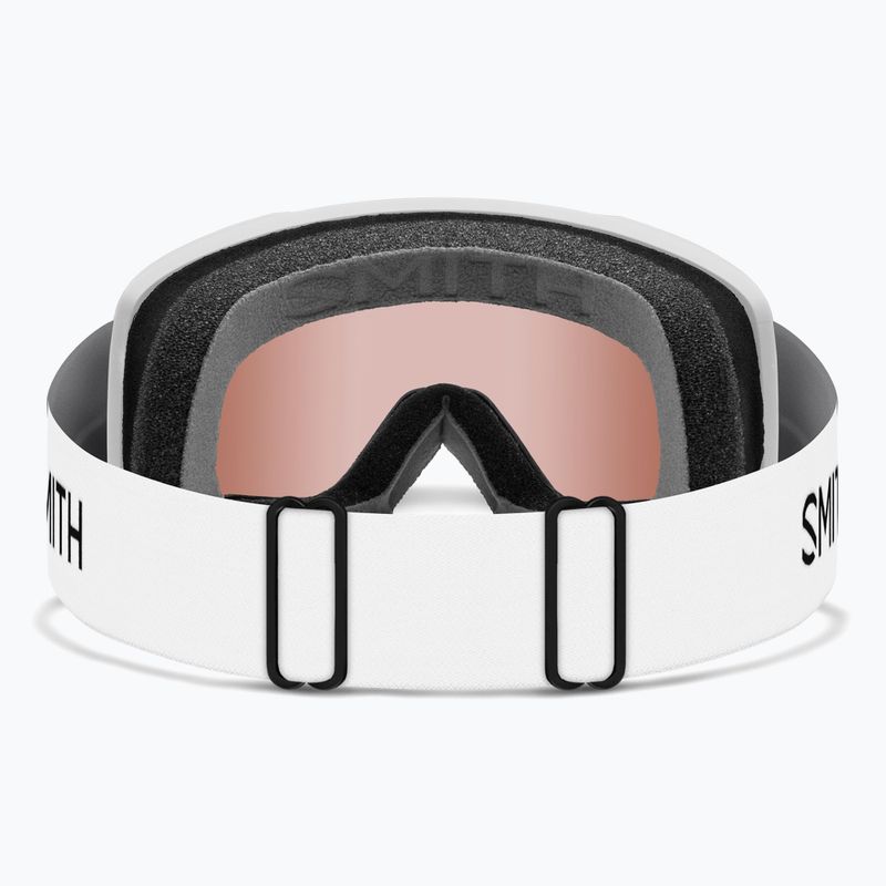 Slidinėjimo akiniai Smith Tribute S2 white/rc36 rose copper antifog 4