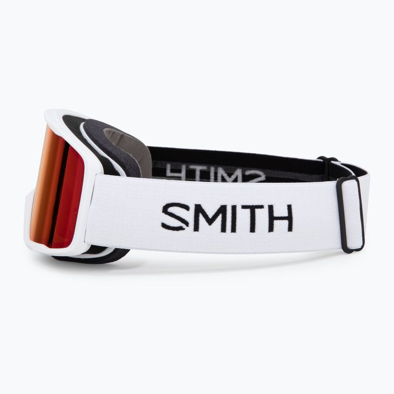 Slidinėjimo akiniai Smith Tribute white/red sol-x mirror 4