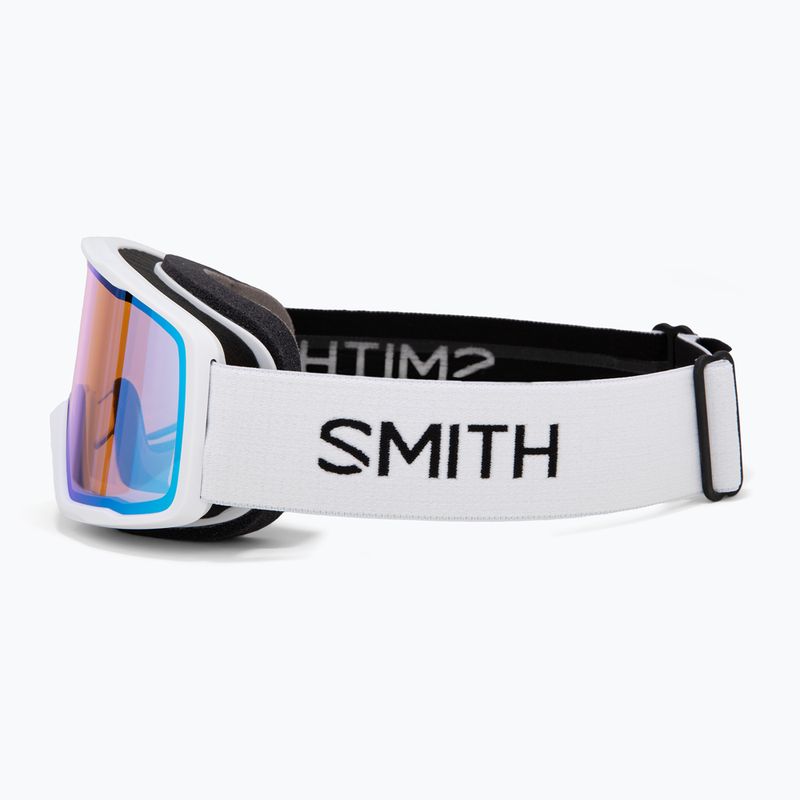 Slidinėjimo akiniai Smith Tribute white/blue sensor mirror 4