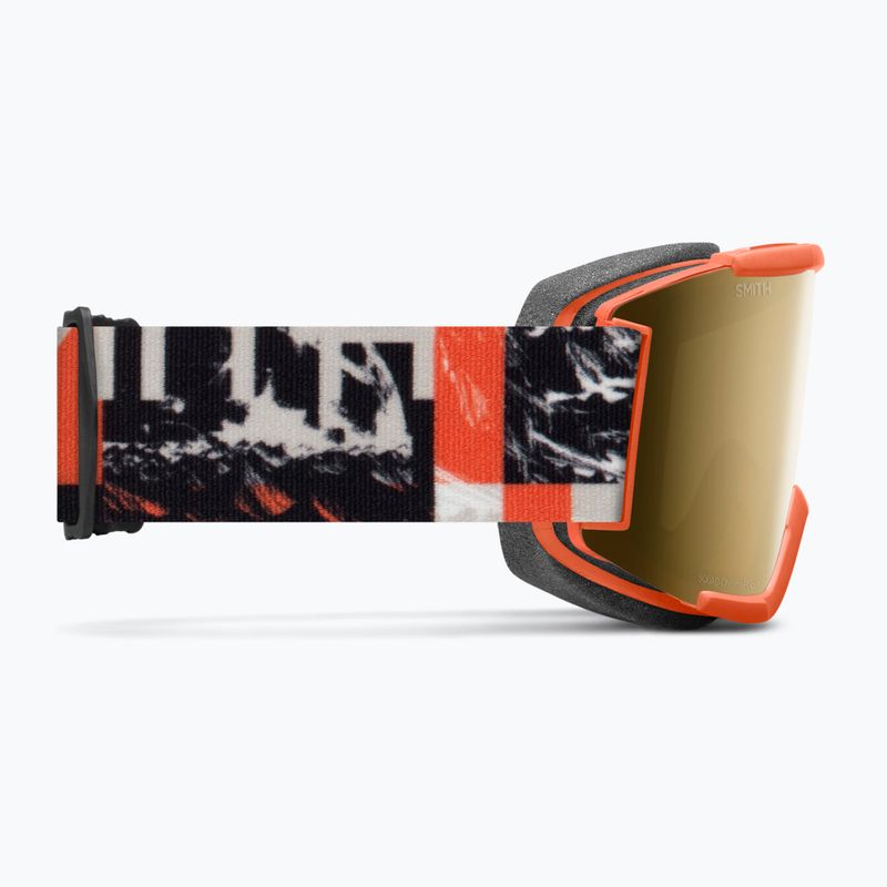 Slidinėjimo akiniai Smith Squad cinder chop up/chrp sun black gold mirror/clear 4