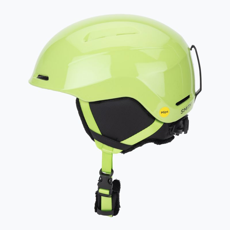 Vaikiškas slidinėjimo šalmas Smith Glide Jr Mips electric lime 3