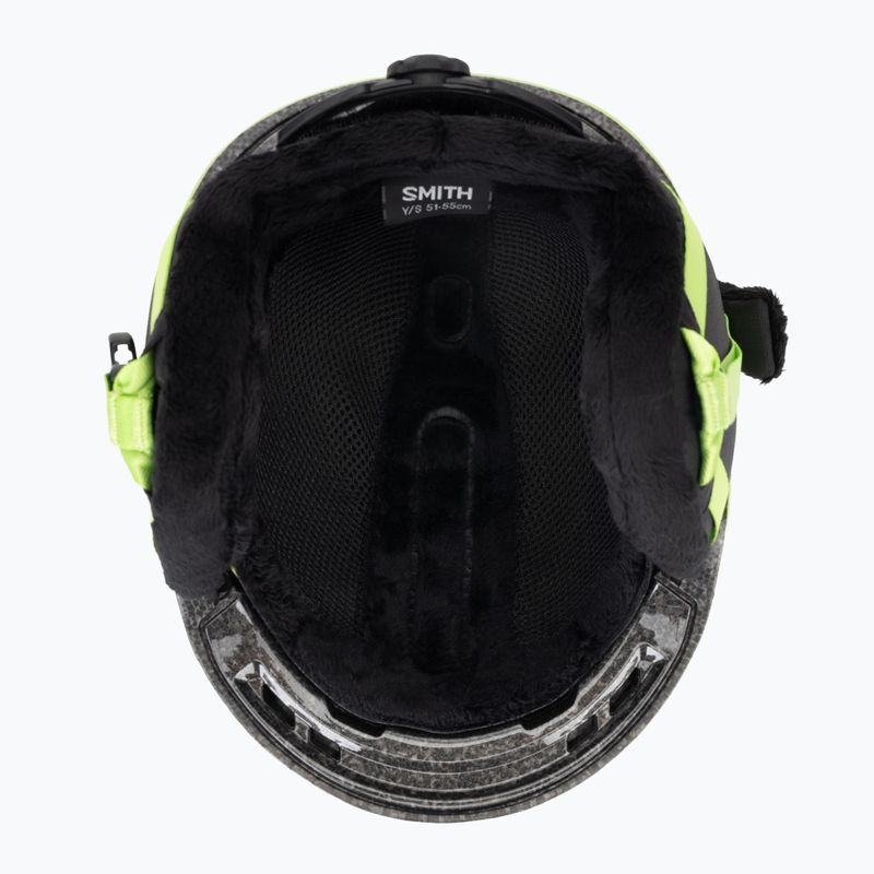 Vaikiškas slidinėjimo šalmas Smith Glide Jr Mips electric lime 5