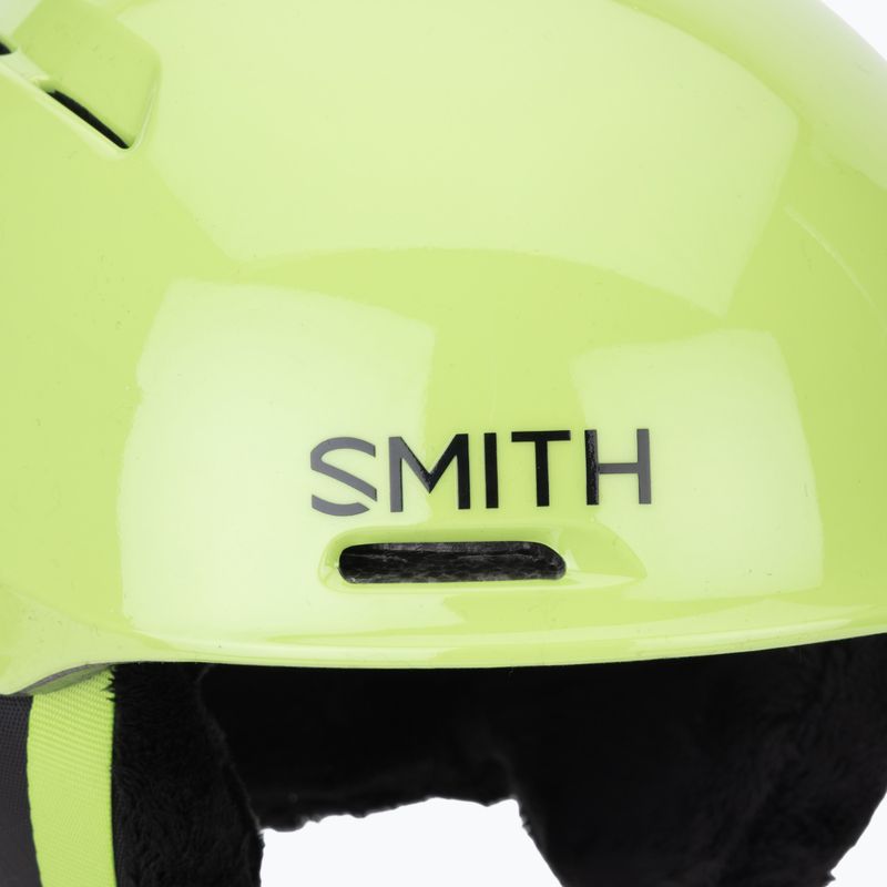 Vaikiškas slidinėjimo šalmas Smith Glide Jr Mips electric lime 7