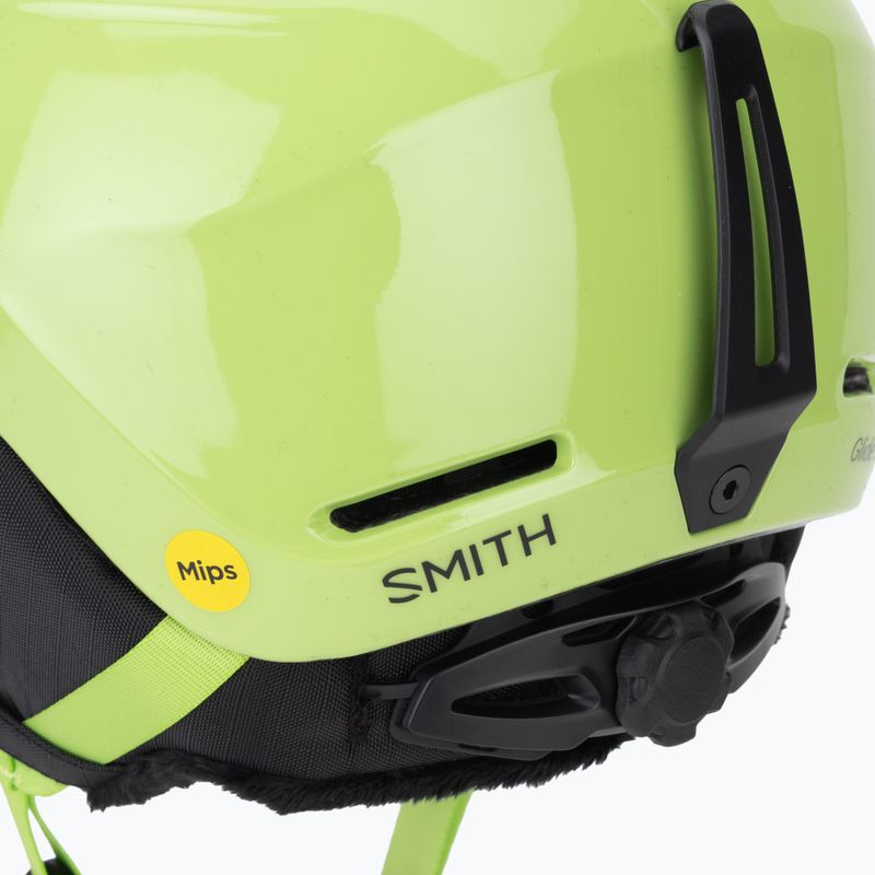 Vaikiškas slidinėjimo šalmas Smith Glide Jr Mips electric lime 8
