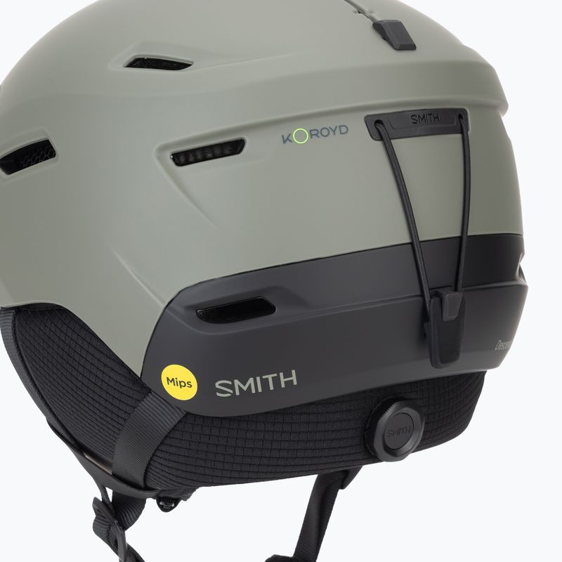 Slidinėjimo šalmas Smith Descend MIPS matte fatigue green/black 8