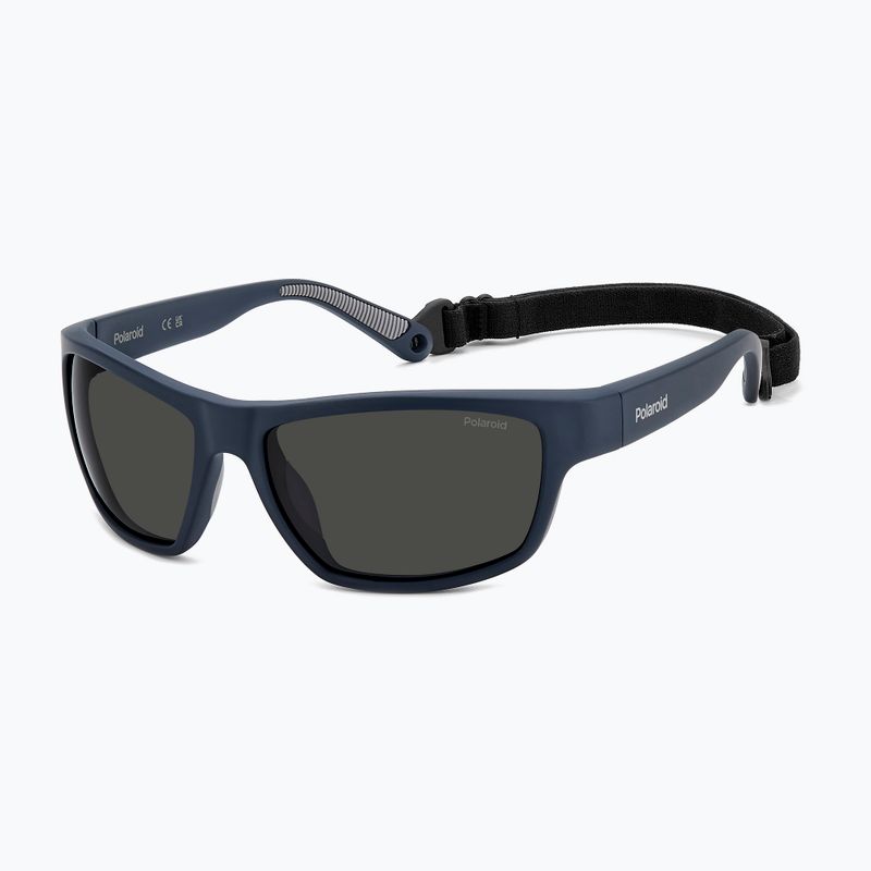 Saulės akiniai Polaroid PLD 7037/S matte blue/grey polarized 3