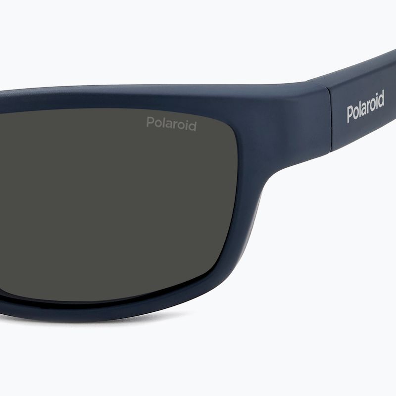 Saulės akiniai Polaroid PLD 7037/S matte blue/grey polarized 7