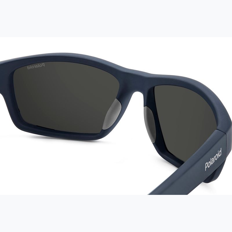 Saulės akiniai Polaroid PLD 7037/S matte blue/grey polarized 8