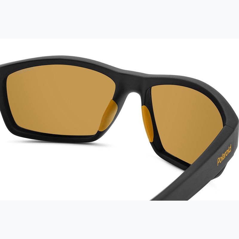 Saulės akiniai Polaroid PLD 7037/S matte black yellow/yellow polarized 6
